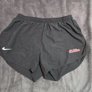 NIKE (Size M) Women's Black Athletic Shorts OLE MISS